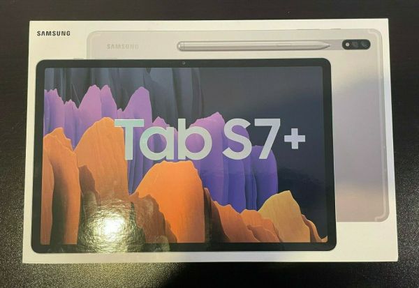 Brand New Samsung Galaxy Tab S7+ Plus 256GB Wi-Fi 12.4 Mystic Silver Android SPen chính hãng