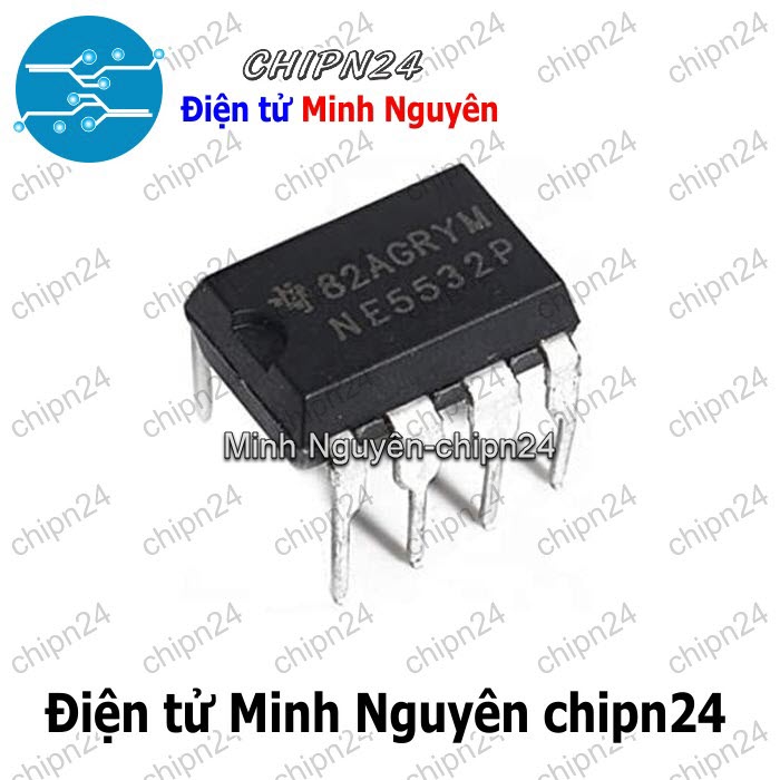 [2 con] (DIP) IC NE5532 DIP-8 (NE5532P 5532) - HH002295