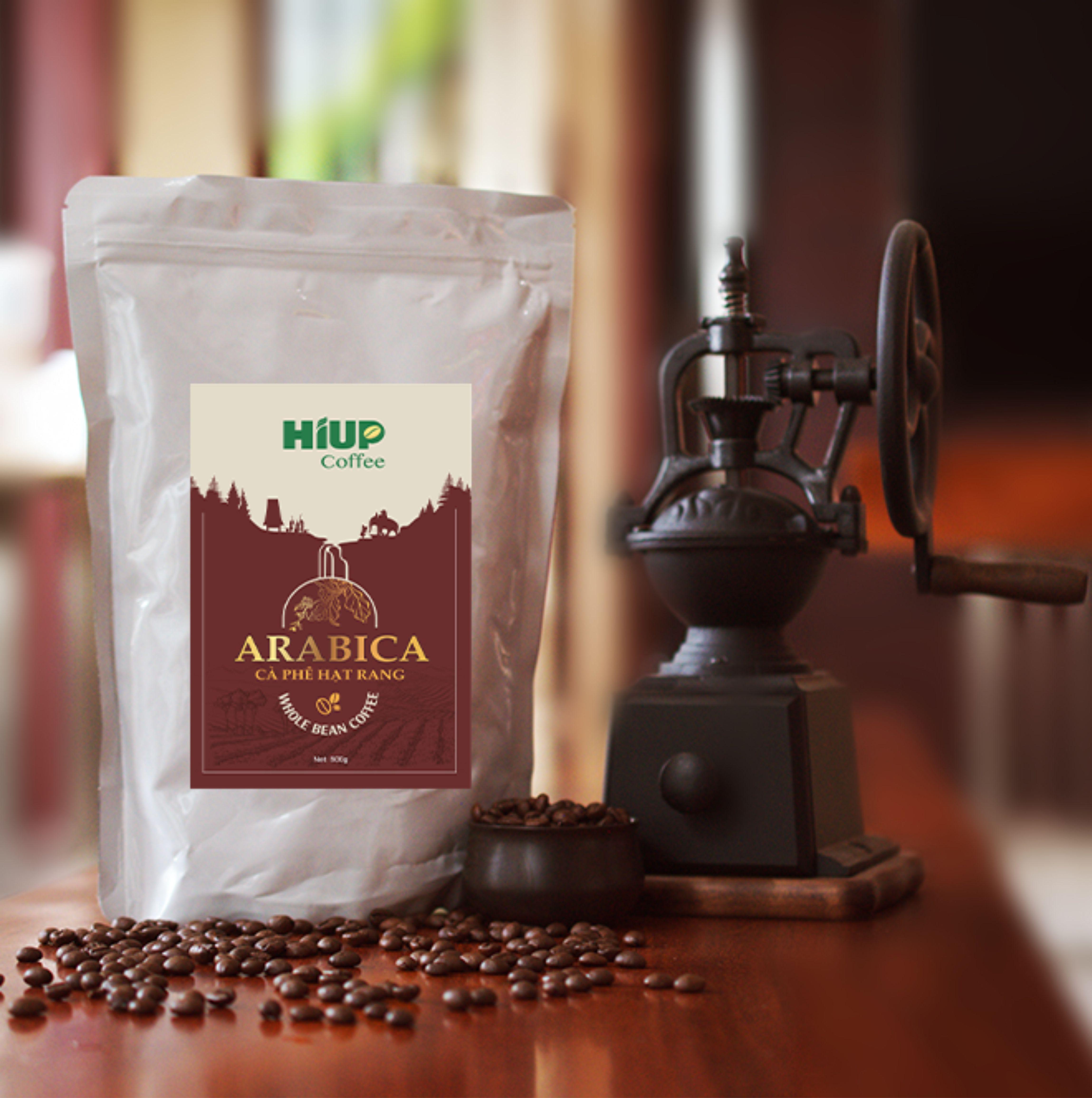 Cà Phê Hạt Rang Arabica S18 (500gr) - HIUP Coffee