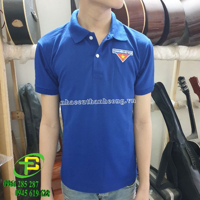 ÁO THUN ĐOÀN THANH NIÊN (LOGO THÊU)