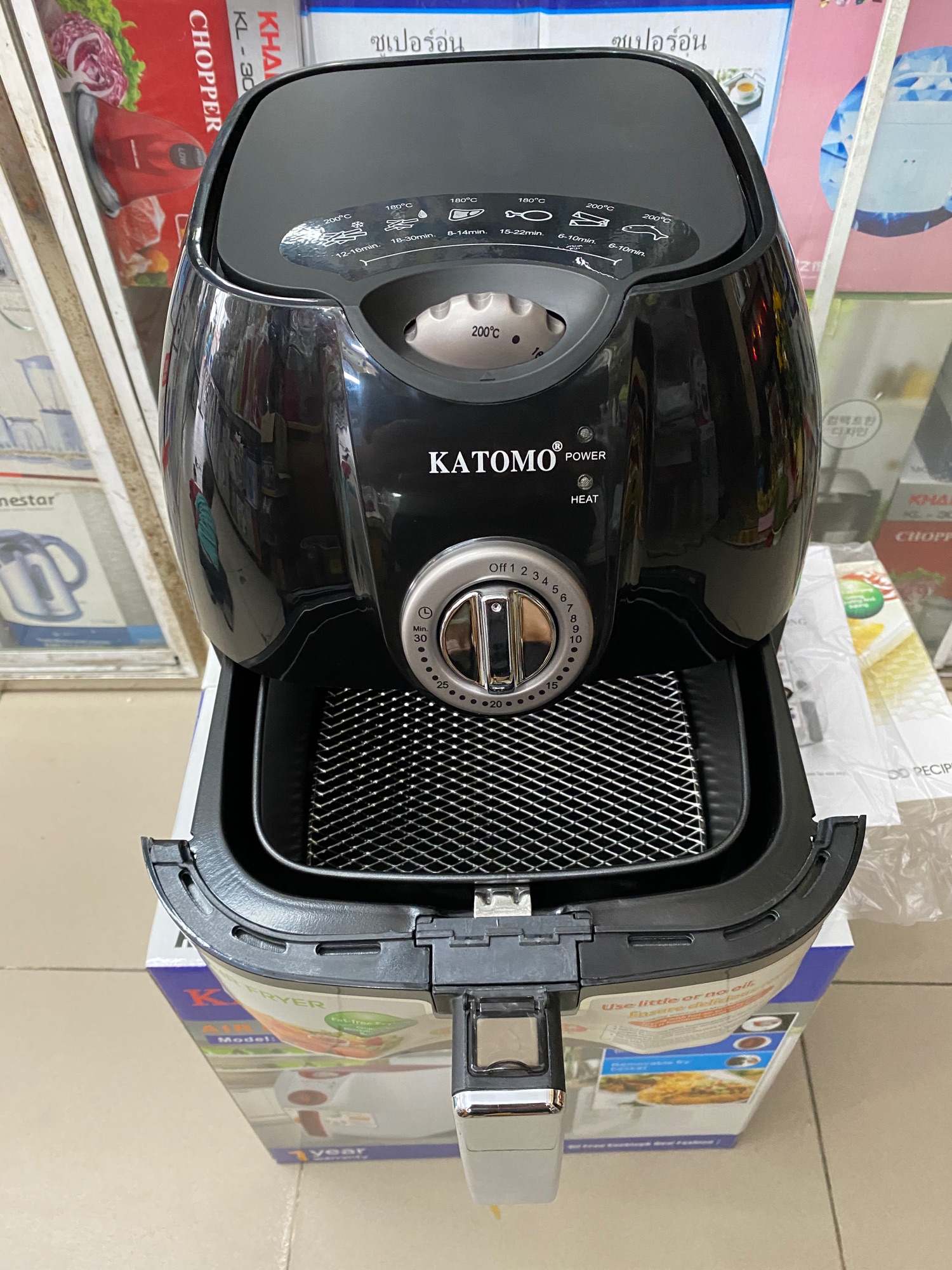 [HCM]Nồi chiên không dầu KATOMO 656