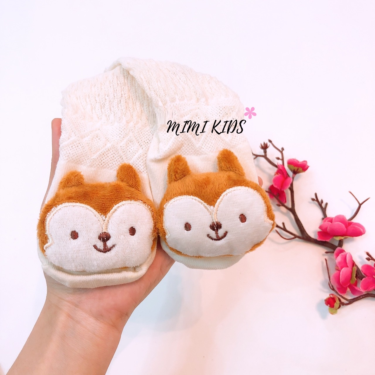 Tất lưới đùi hình thú cho bé Mimi Kids (0-12m)
