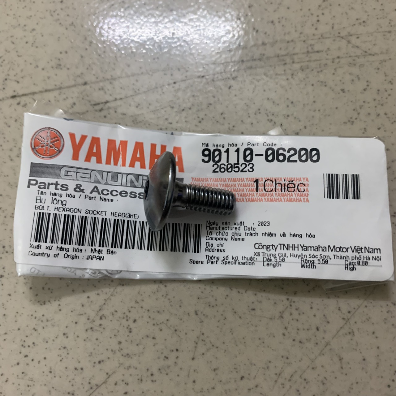 [Chính hãng Yamaha] Ốc bắt mặt nạ Exciter(2006-2010) YAOV-026