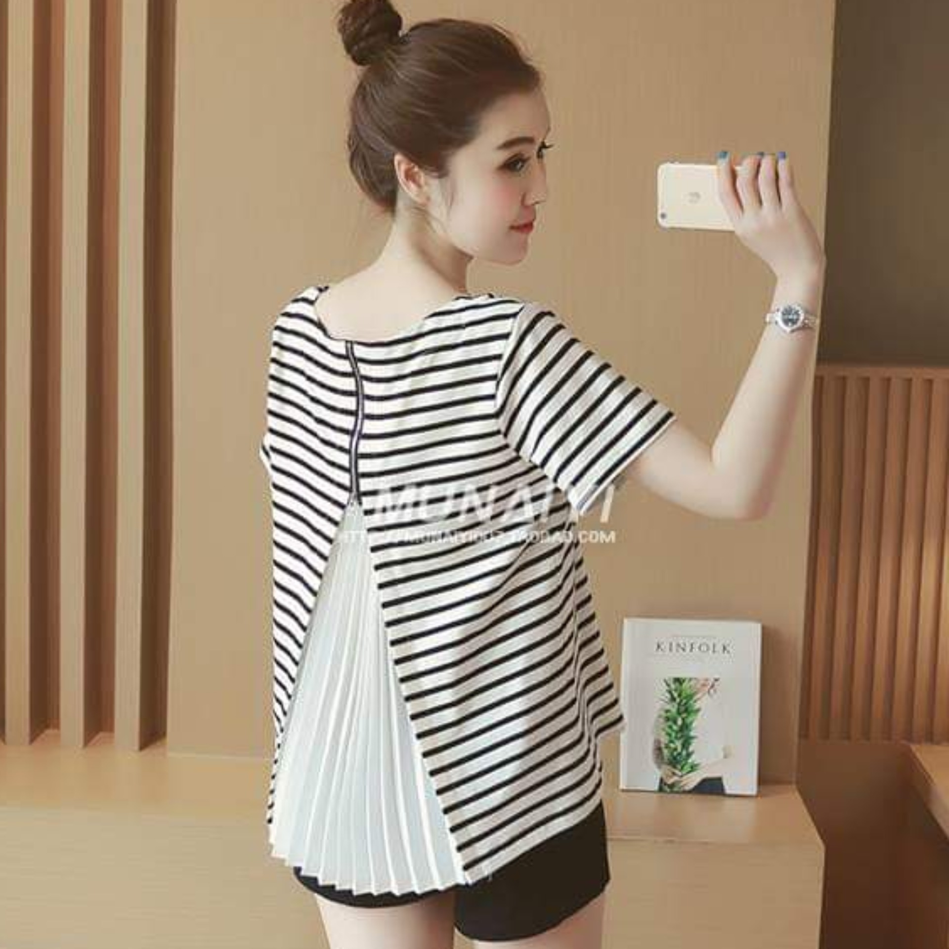 áo bầu dáng suông babydol