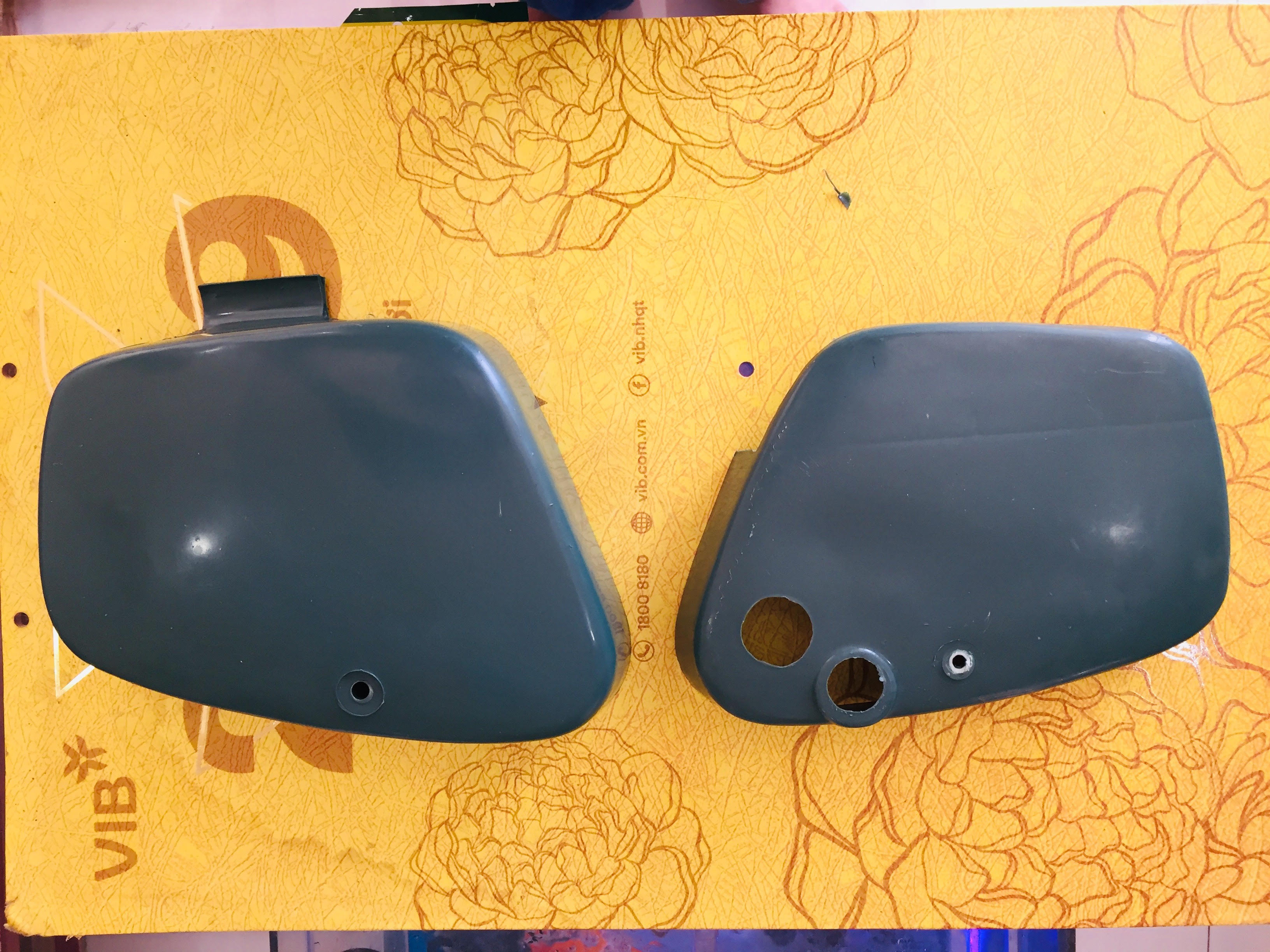 cặp nắp cốp cub 78 xanh đậu