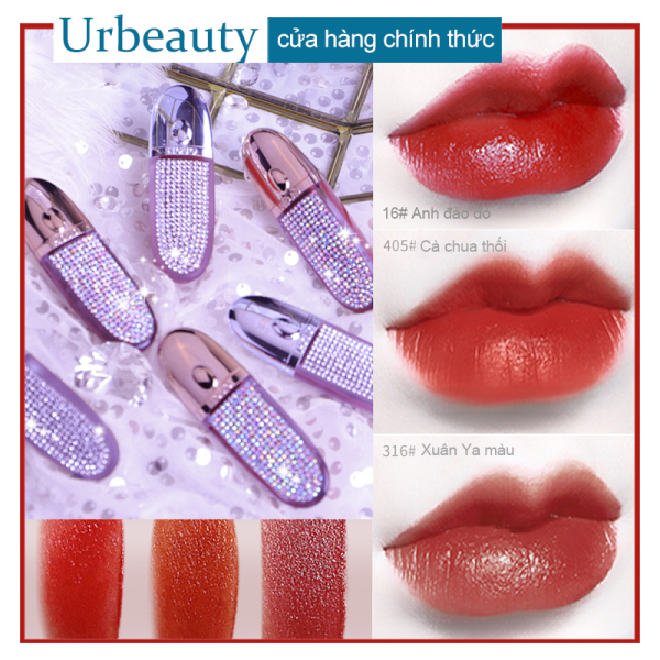 [HCM]【Urbeauty Mall】Trang điểm HOJO gem nhung lip glaze mờ dưỡng ẩm lâu trôi khóa màu son không dính
