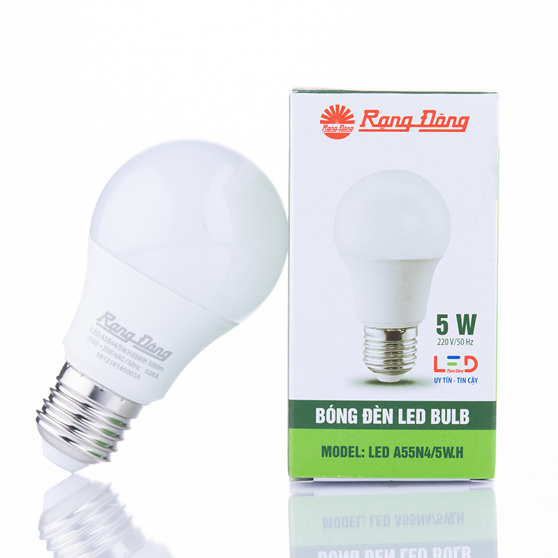 Bóng đèn led bulb tròn a55n4 5w