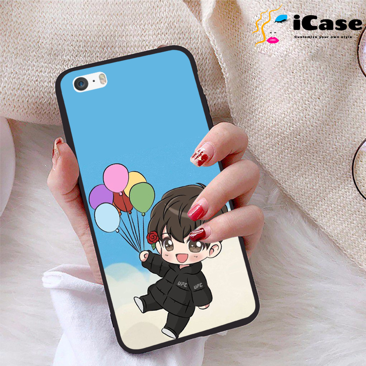 Ốp lưng iPhone 5 viền dẻo TPU BST Chibi