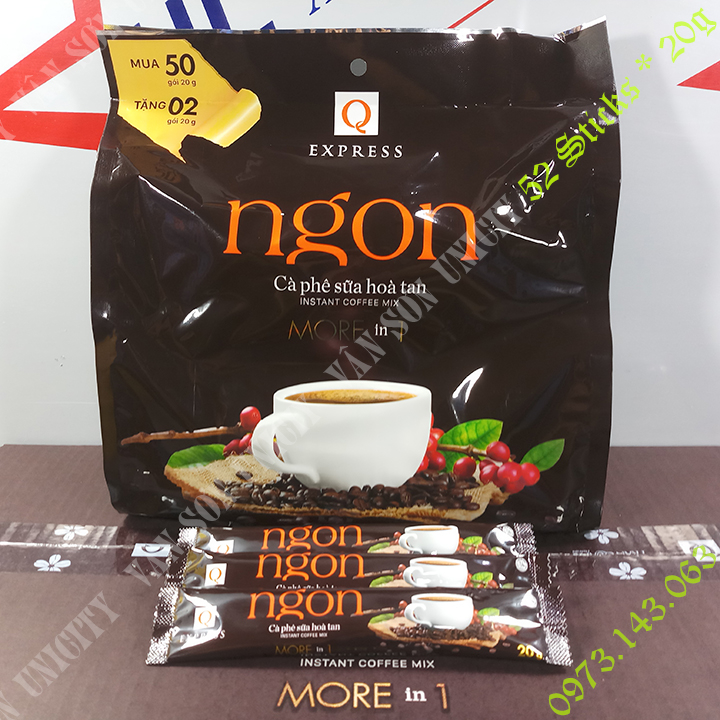 Cà Phê hòa tan Trần Quang Ngon bịch 24 gói