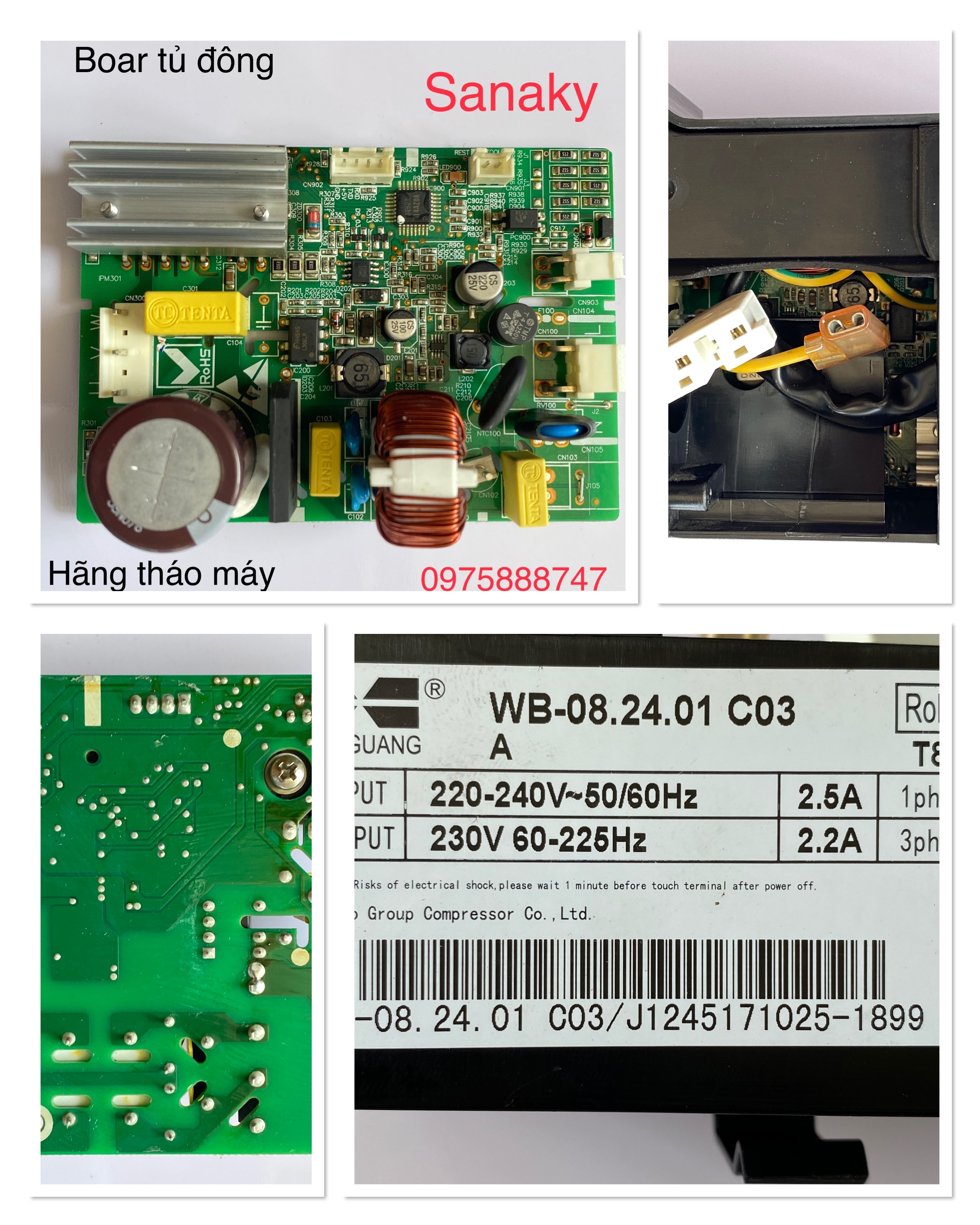 Boar tủ đông Sanaky / Darling Inverter ( mới 100% )