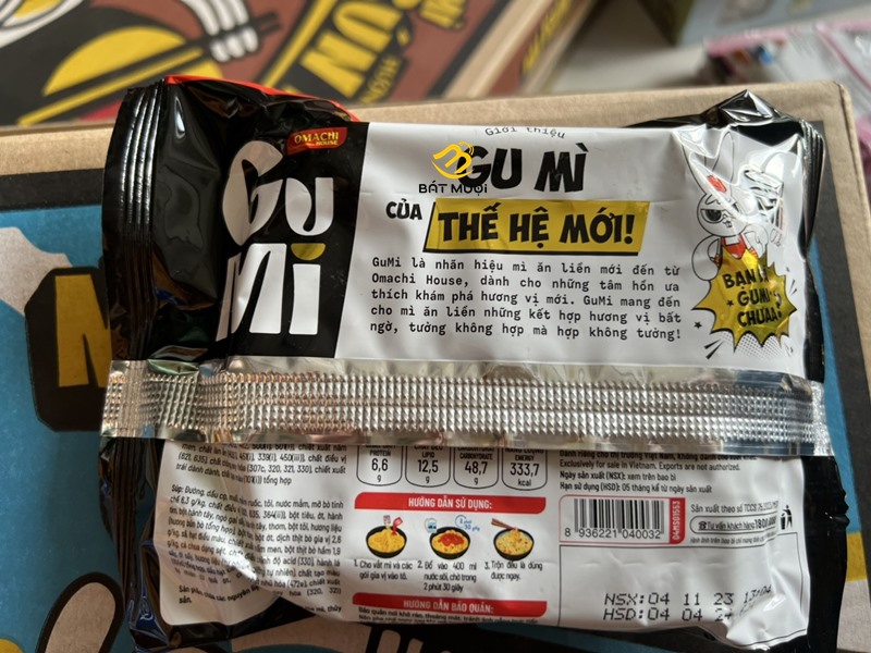 Mì gói GUMI (OMACHI HOUSE) vị bún bò gói 75g - BAT MUOI