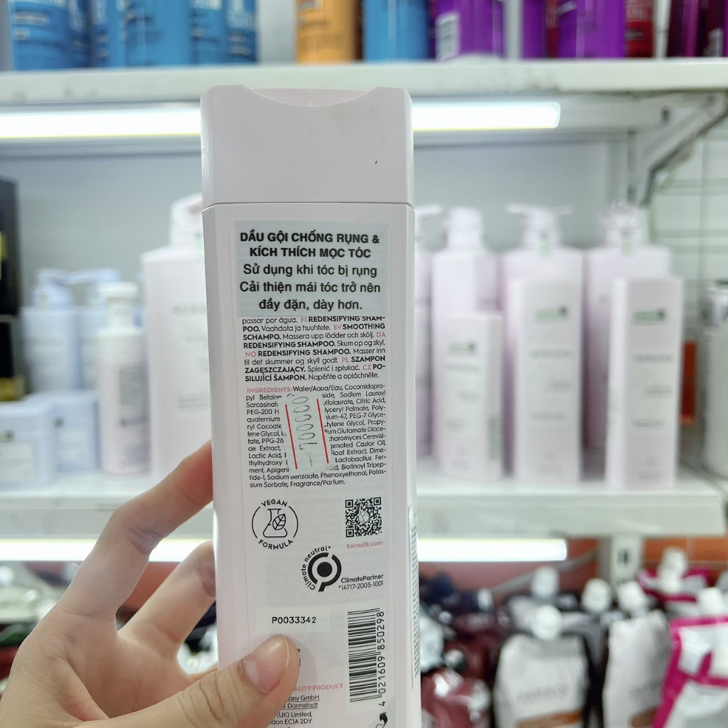 [HCM]Dầu Gội Kích Thích Mọc Tóc Goldwell Kerasilk Revitalize Redensifying 250Ml