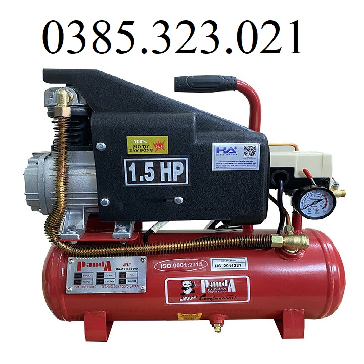 Máy nén khí có dầu liền trục panda pt-4213 1.5hp 12l
