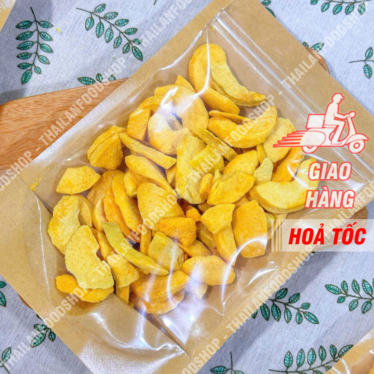 Đào Sấy Thăng Hoa ( Sấy Đông Khô ) - Túi 500Gram