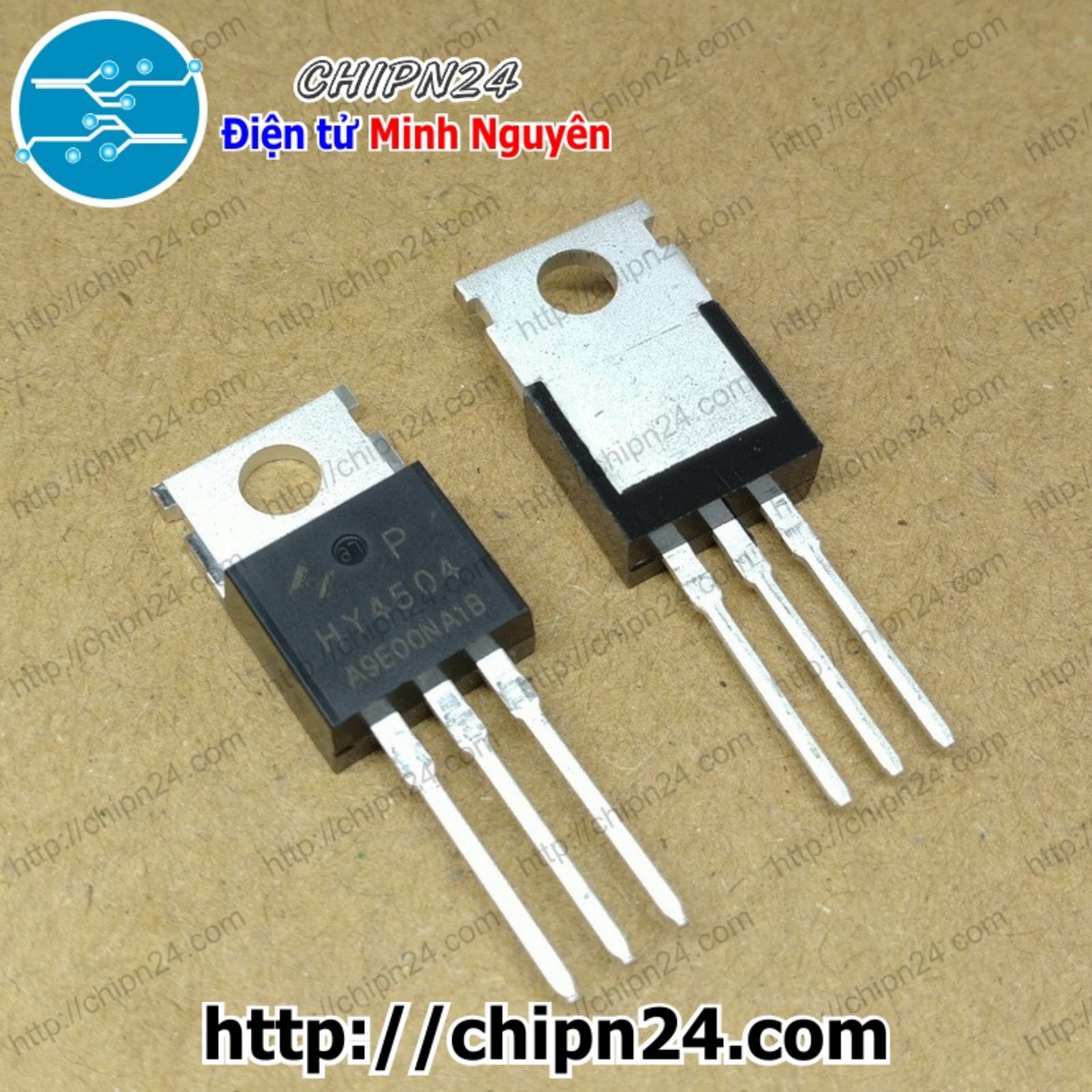 [1 con] (KT1) Mosfet HY4504 TO-220 250A 40V Kênh N (HY4504P 4504)