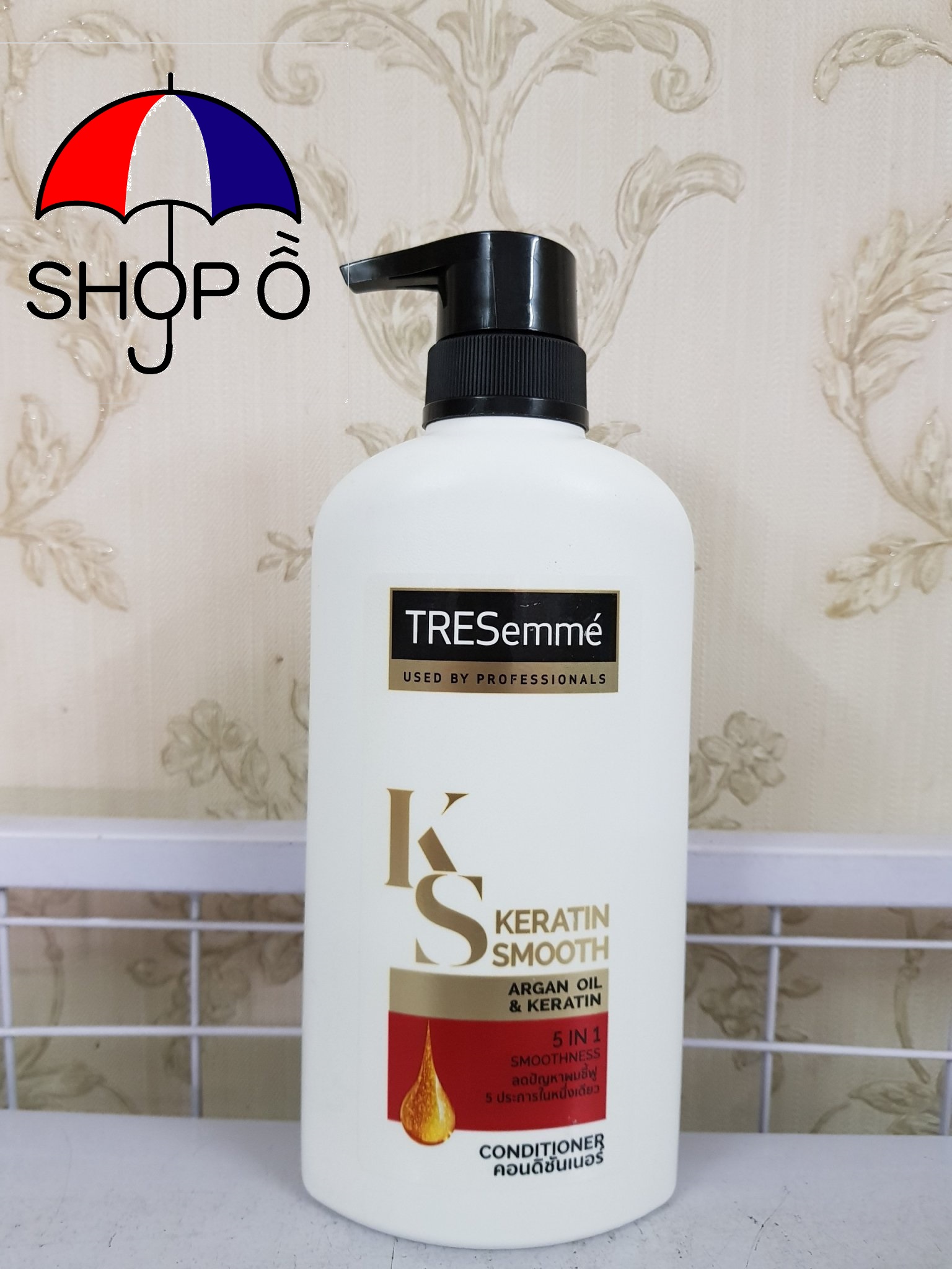 Dầu xả Tresemme Keratin smooth 450ml