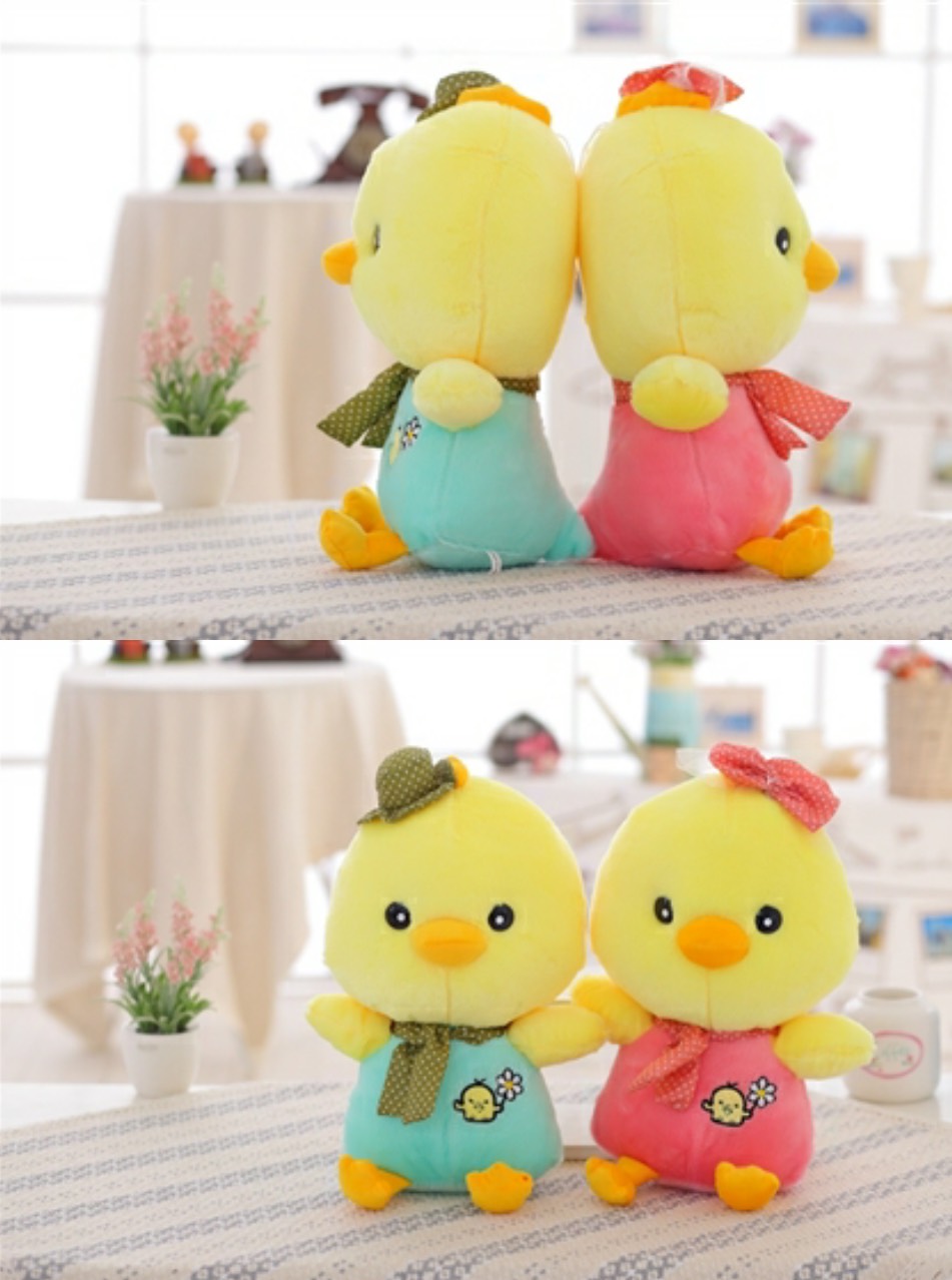 Bộ đôi gà con dễ thương nhồi bông - 30cm