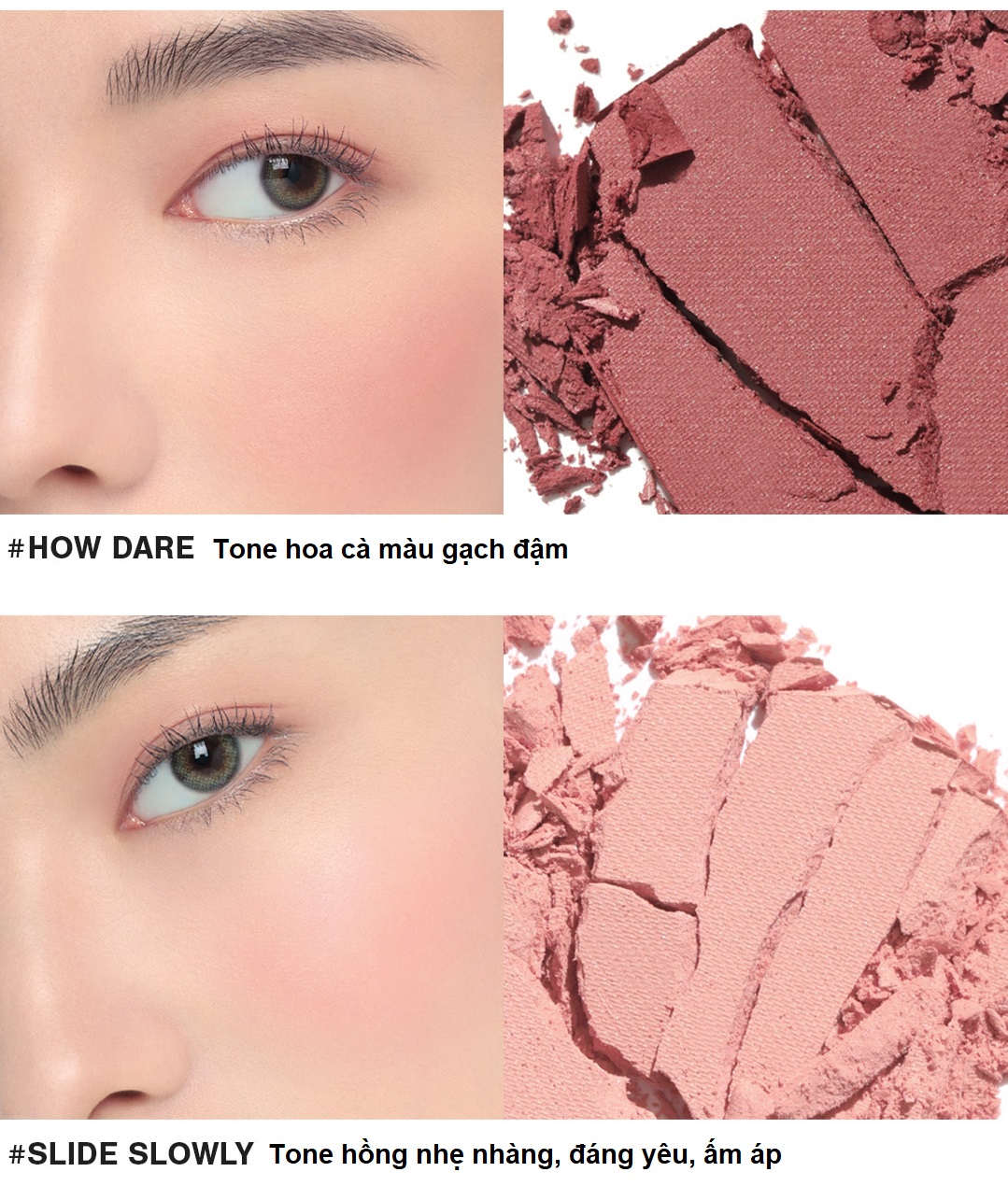 [Phiên Bản NEW TAKE] Phấn Má 3CE NEW TAKE FACE BLUSHER 4.5g