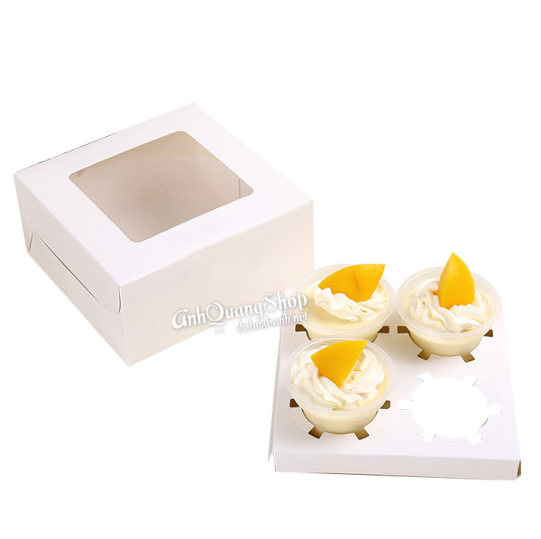 Hộp đựng bánh cupcake 2 chiêc, 4 chiếc, 6 chiếc, 12 chiếc