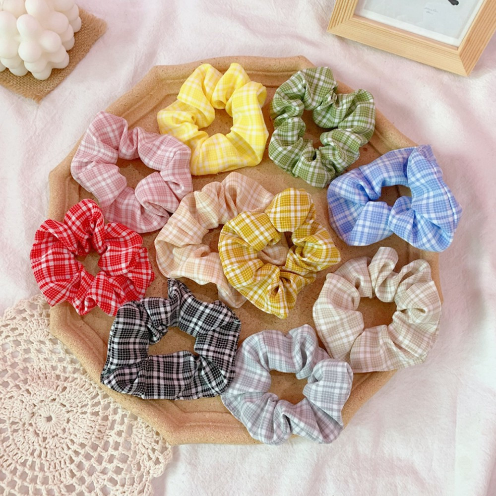 Dây cột tóc scrunchie (màu ngẫu nhiên)