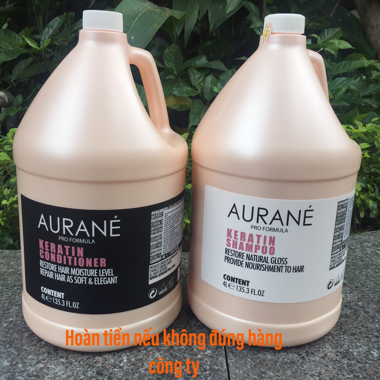 [HCM]Bộ dầu gội xả Aurane Karatin mềm mượt tóc ( 2 x 4000ml )