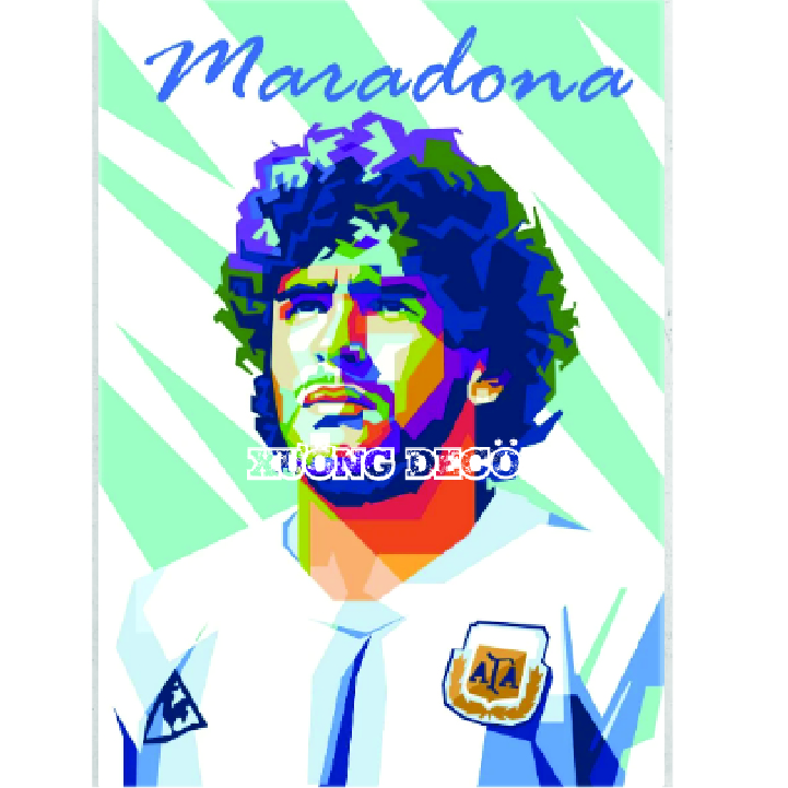 Tranh treo tường Maradona
