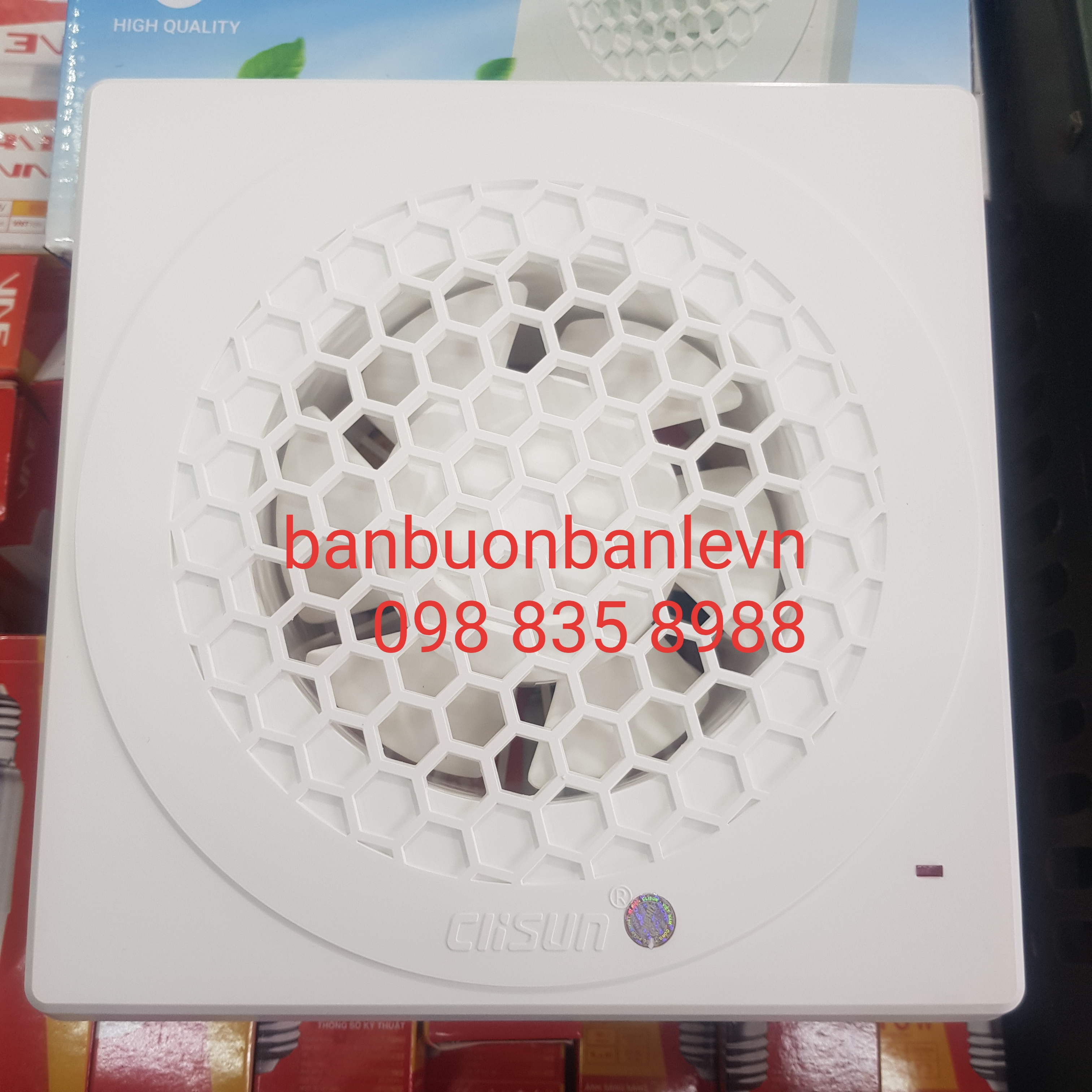 Quạt thông gió hút thẳng clisun - cls12/20qht