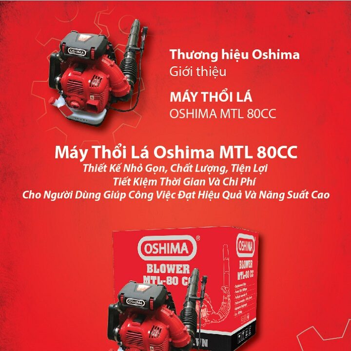 Máy Thổi Lá Oshima MTL 80CC