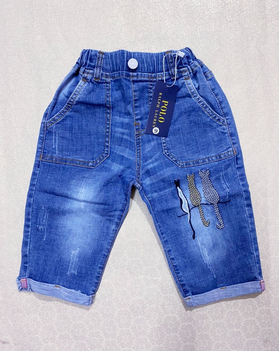 Quần jean lửng cho bé size đại
