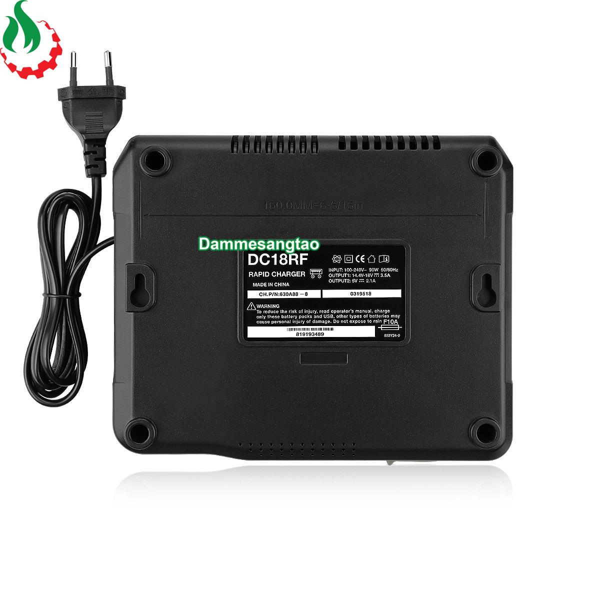 Sạc pin Makita 14V-18V DC18RF Li-ion nhận mạch zin hiển thị LCD