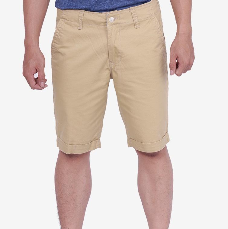 Quần short kaki nam cạp cúc