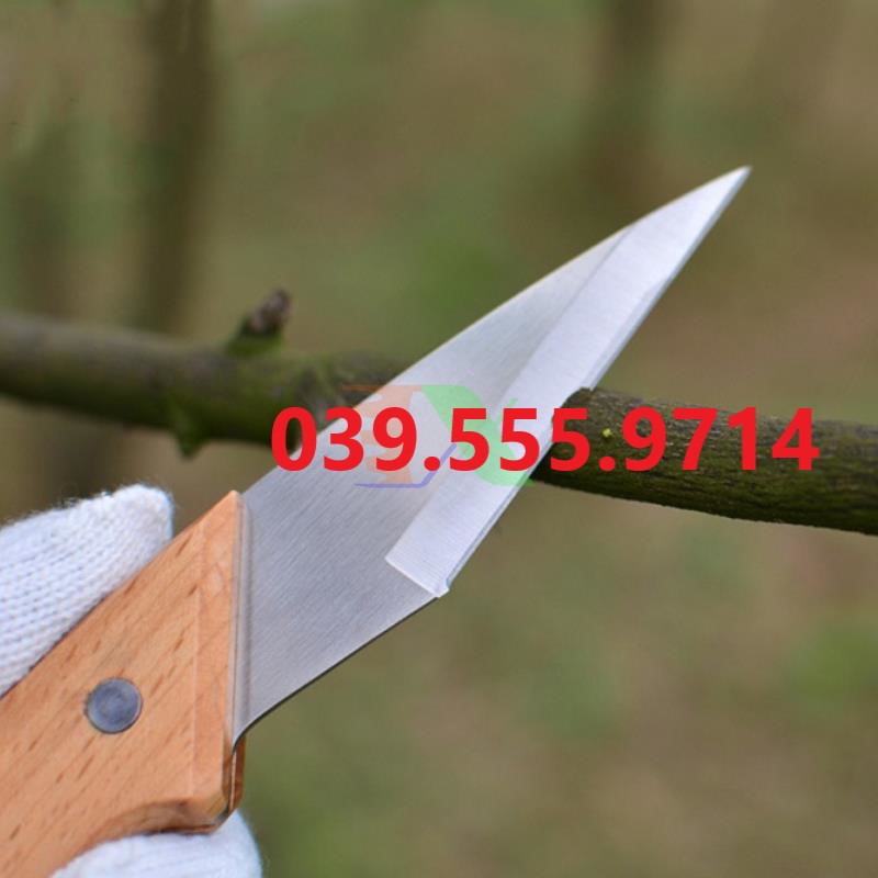 Dao nhật cán gỗ chuyên dùng ghép cành - bền đẹp