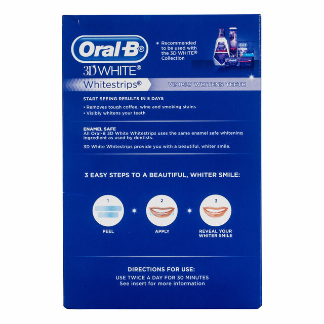 Miếng Dán Trắng Răng Oral-B 3DWhite WhiteStrips