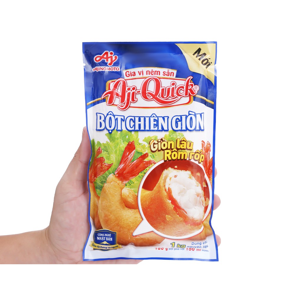 Bột Chiên Giòn AjiquickQuick Đỏ