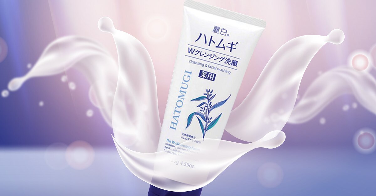 Sữa Rửa Mặt Dưỡng Ẩm, Sáng Da Hatomugi Nhật Bản