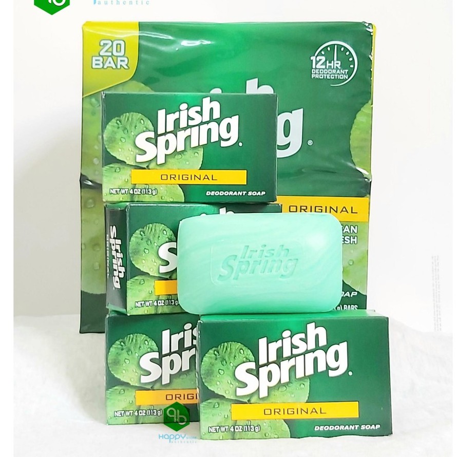 [HCM]Xà phòng khử mùi Irish Spring Original Deodorant Soap 104.8g