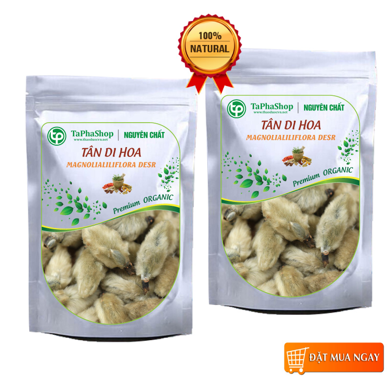 Tân di hoa khô 500g - Tấn Phát - Hỗ trợ thanh nhiệt và làm mát cơ thể