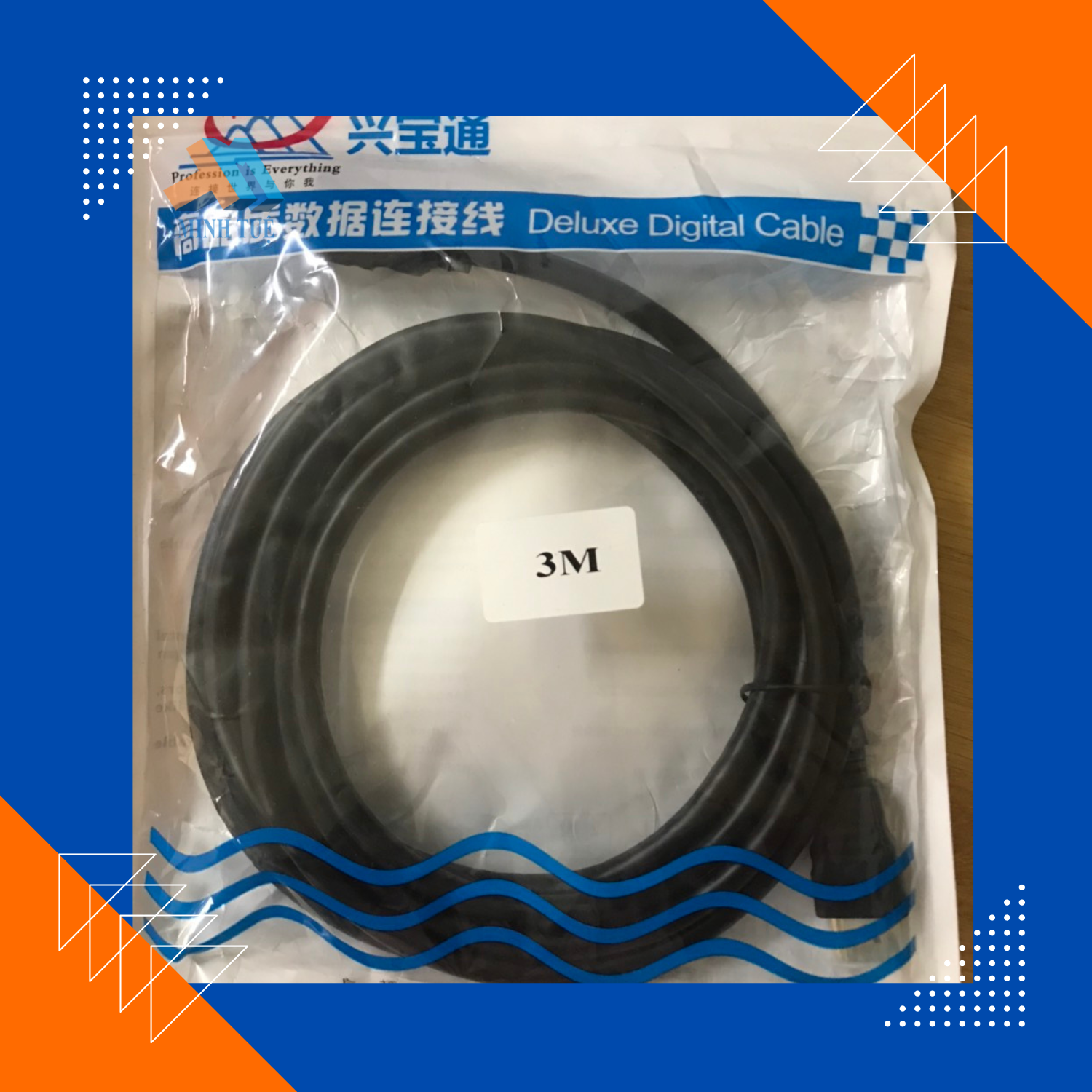 Dây cáp tín hiệu HDMI 3M Deluxe Digital cable