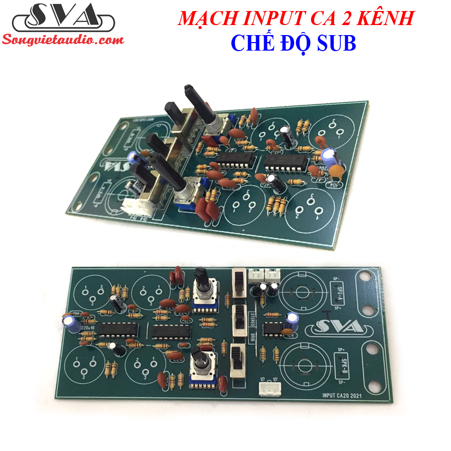 MẠCH INPUT 2 KÊNH MAIN CA