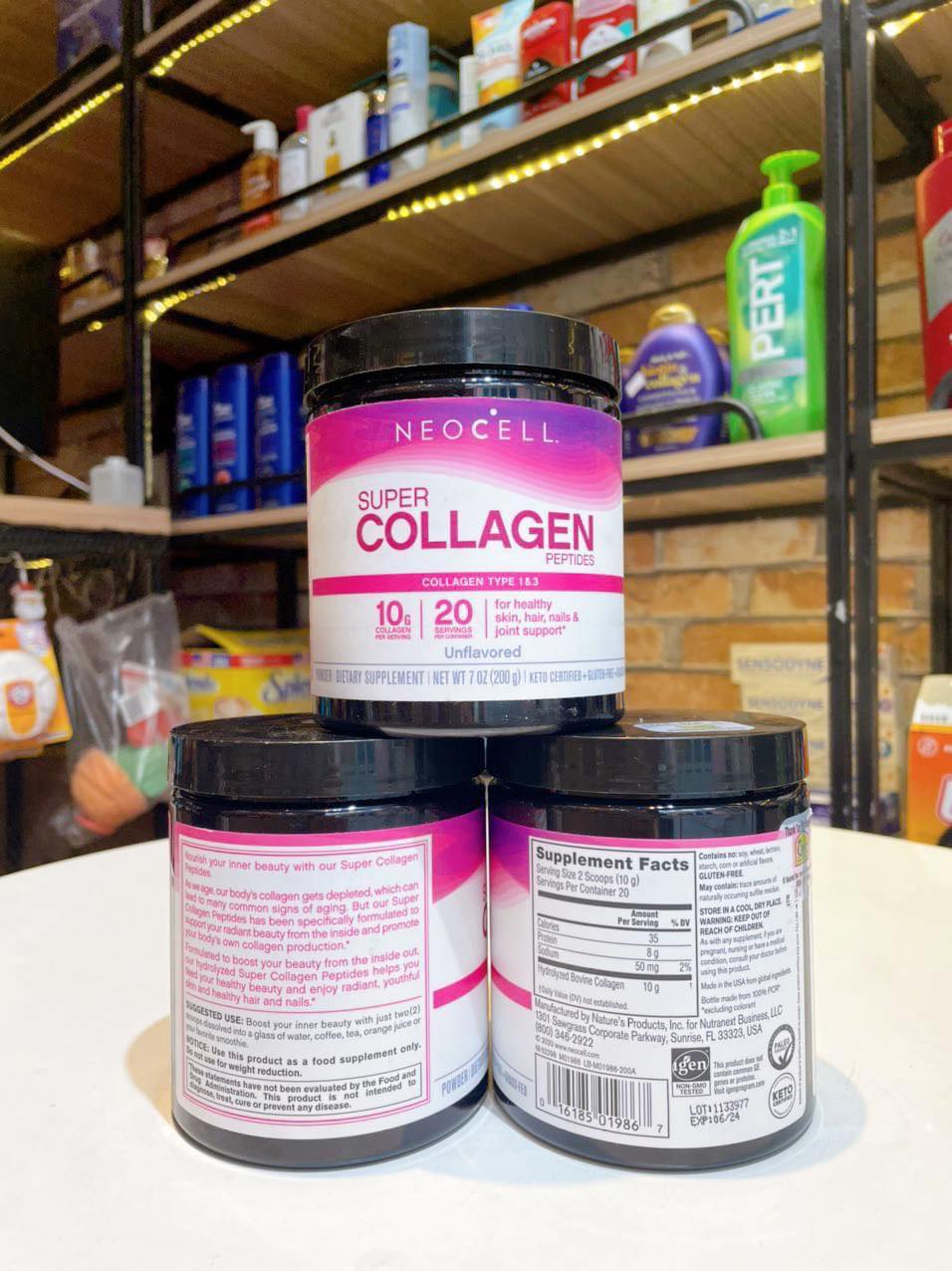 Collagen Dạng Bột NeoCell Super Collagen Peptides Collagen