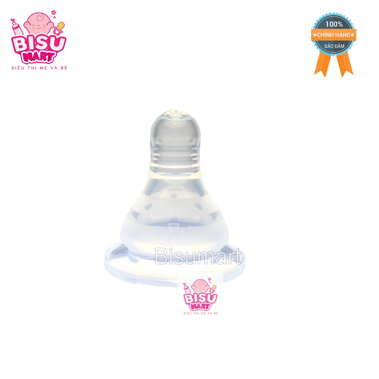 Núm vú cổ hẹp silicon siêu mềm Aki Size S, M, L, Y