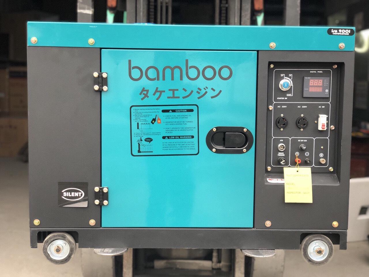Máy Phát Điện Chạy Dầu 8kw Bamboo 9800ET