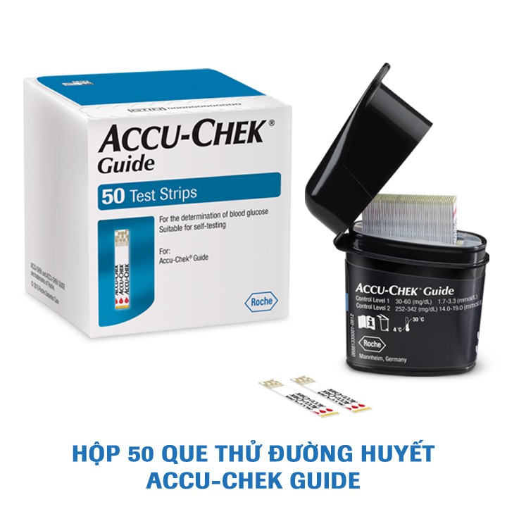 50 Que thử đường huyết ACCU CHECK GUIDE,