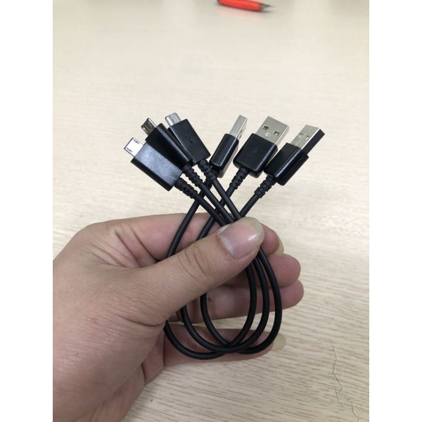 Combo 5 dây cáp sạc ngắn micro usb android 20cm.