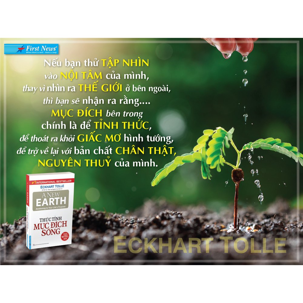 First News - Sách Thức Tỉnh Mục Đích Sống - Eckhart Tolle