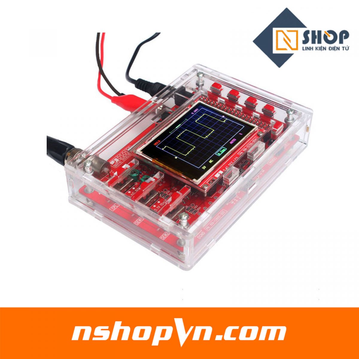 Vỏ mica máy hiện sóng Mini Digital Oscilloscope DSO138