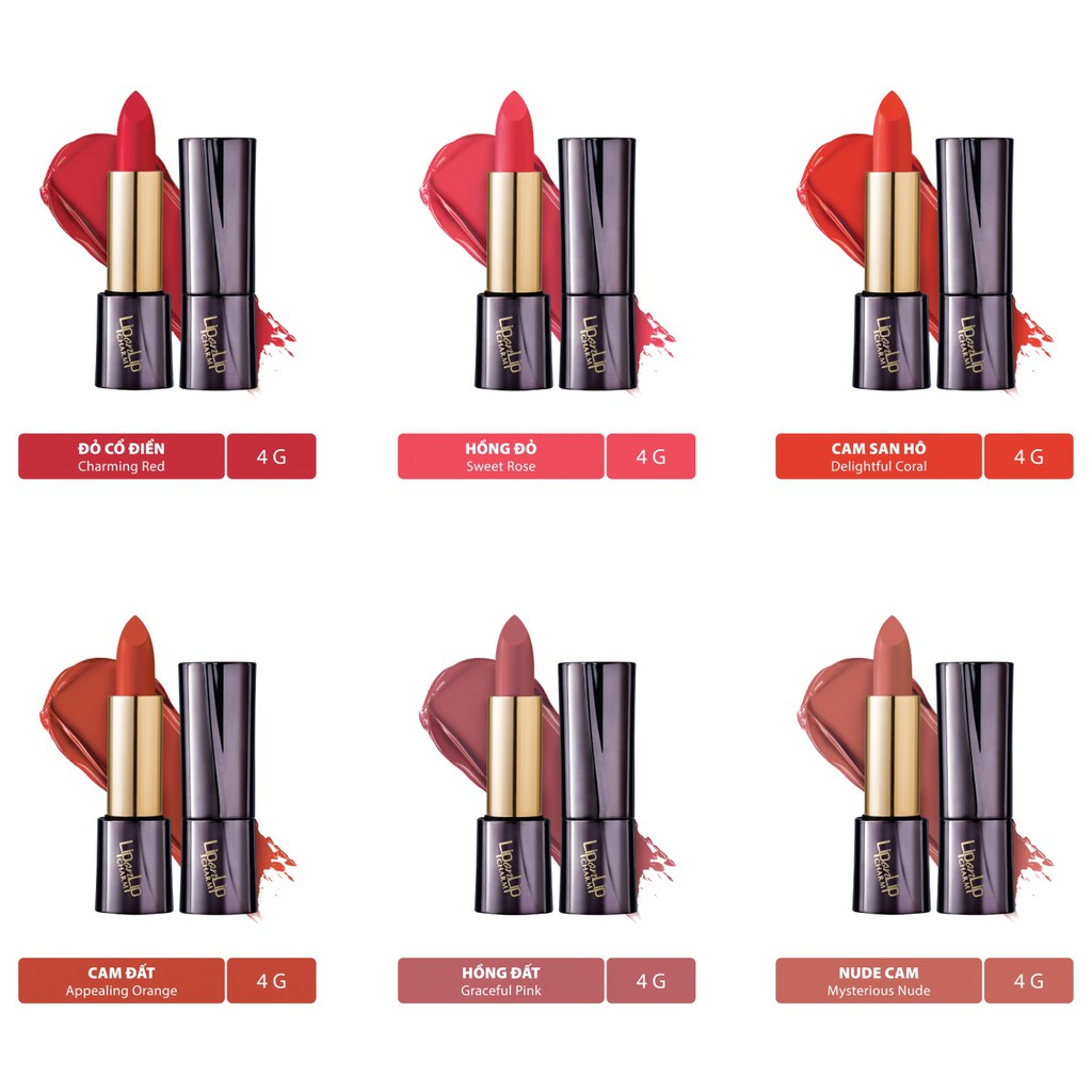 Son lì Collagen Lip On Lip Charm siêu mịn 4g