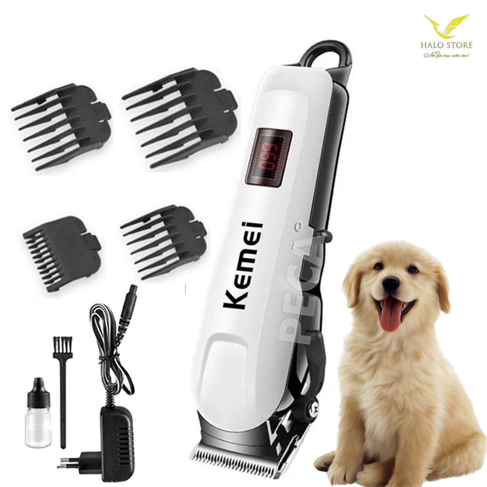 Tông Đơ Cắt Lông Cho Mèo KEMEI 809C Loại Có Dây, Công Suất 12W Cực Trâu
