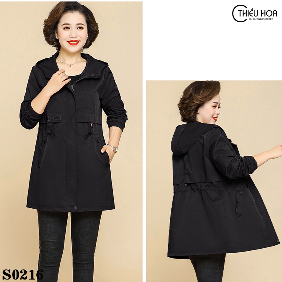 Áo khoác kaki dù dáng dài chống nắng cao cấp s0216
