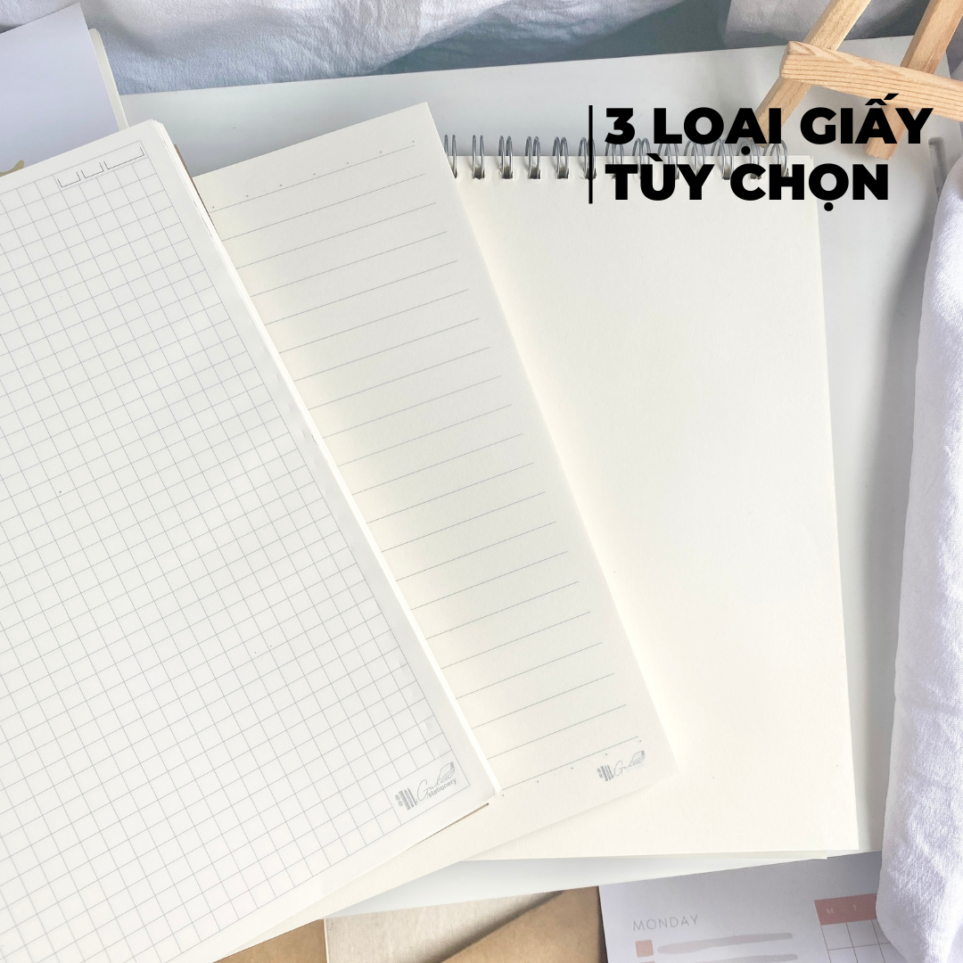 Sổ tay cỡ A5 Vangogh 120 trang_Guden Stationery
